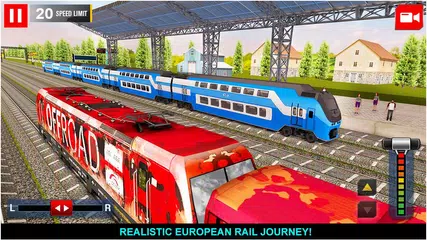 Descargar APK de Euro Tren Juegos de conducción 2019- Train Driving