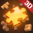 آیکون‌ Jigsaw woods 3D block