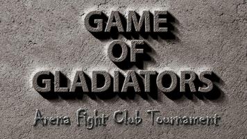 Game Of Gladiators Arena Fight Club Tournament Plakat
