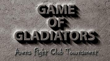 پوستر Game Of Gladiators Arena Fight Club Tournament