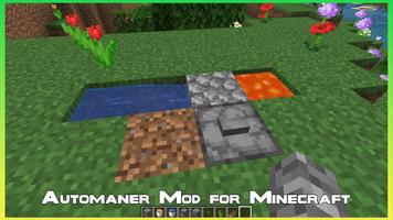 Autominer Mod for Minecraft plakat