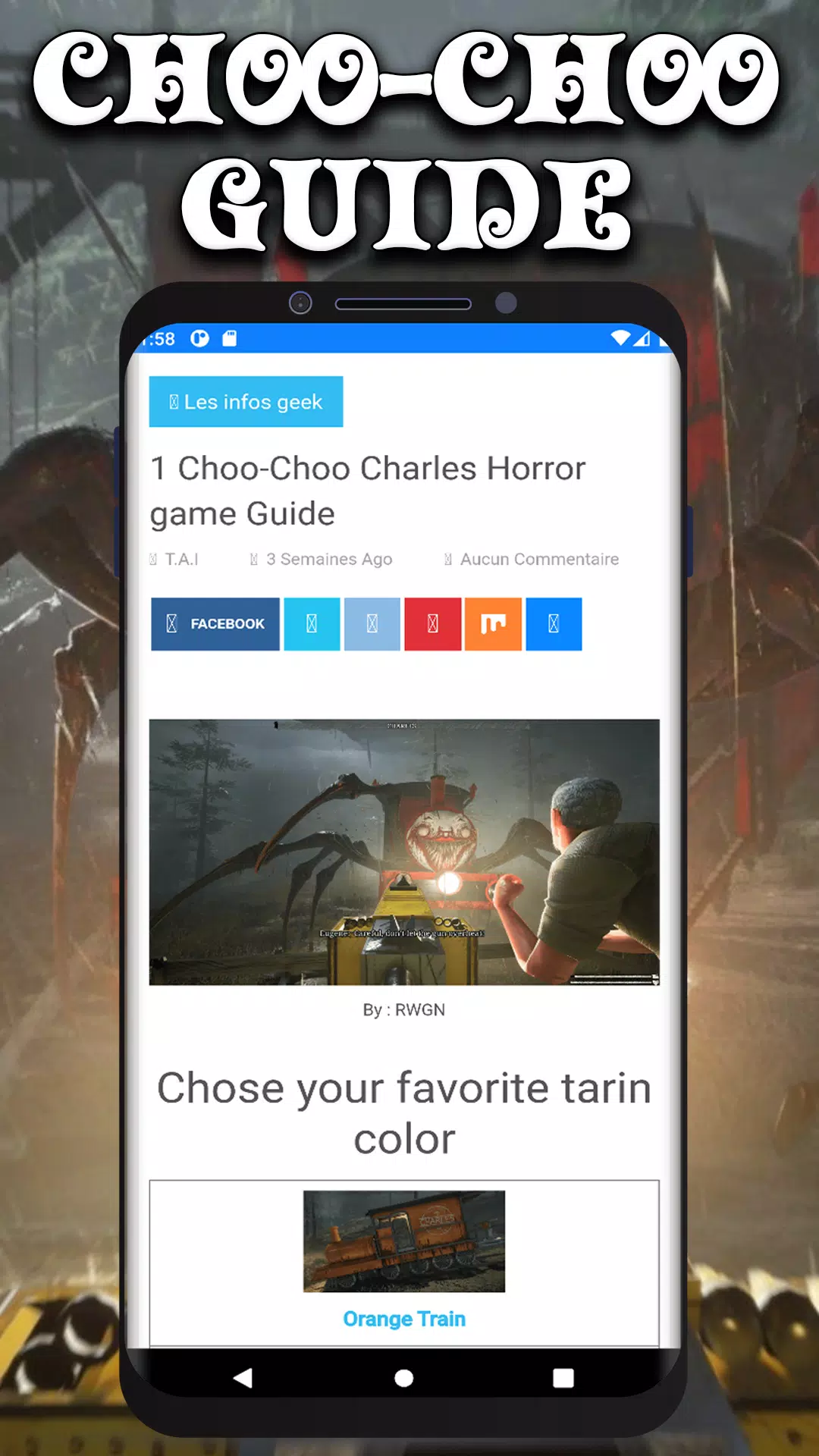 Choo Choo Charles Coloring – Apps no Google Play