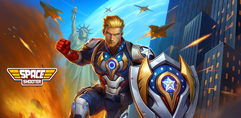 Space shooter - Galaxy attack banner
