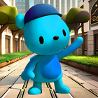 Blue Toy 3D Run ikon