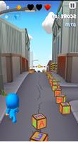 Blue Toy 3D Run syot layar 1