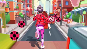 Subway Ladybug Run - Fun Adventure Endless Rush screenshot 1