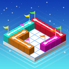 Color Maze - Color Fill 3D - Flow 3D Puzzle Game icône