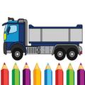 Buku Mewarnai Truk