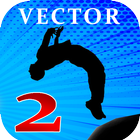 vector 2 jump parkour 2019 icono