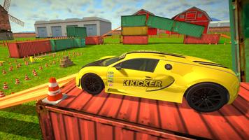 Real Car Parking Driving School : 3D Car Free Game captura de pantalla 1