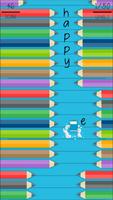 Eraser Pencil Affiche