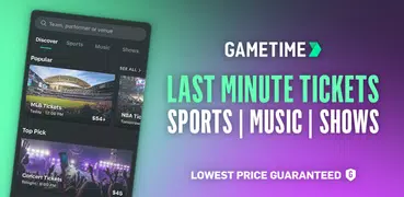 Gametime - Last Minute Tickets