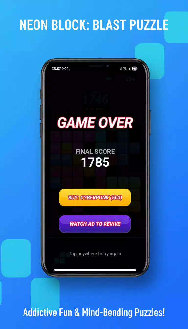 Neon Block: Blast Puzzle