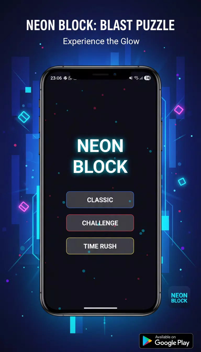 Neon Block: Blast Puzzle