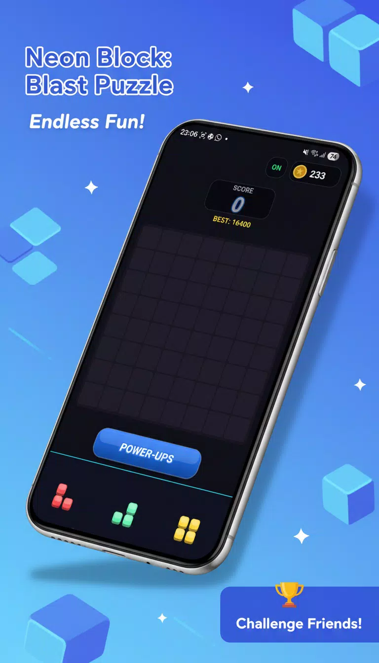 Neon Block: Blast Puzzle