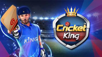 Cricket King™ الملصق