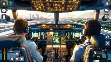jeux de avion simulator 2023 Affiche