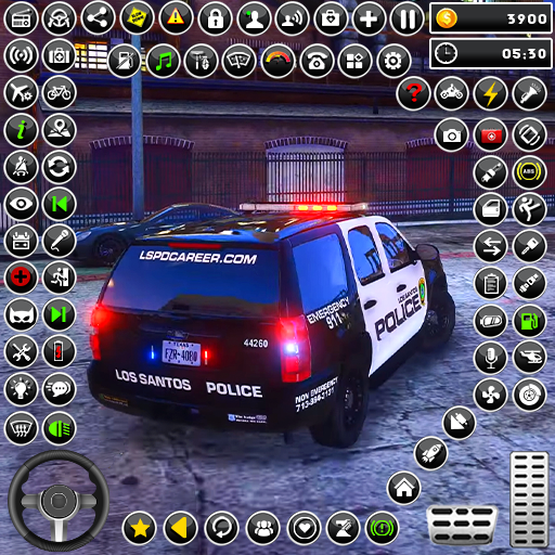 Police Car Chase Simulator 3D