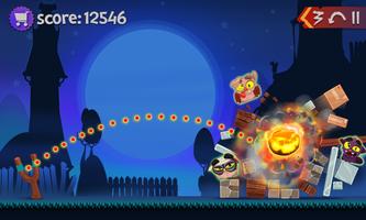 Angry Pumpkins Halloween capture d'écran 1