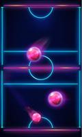 Air Hockey Glow 2 ภาพหน้าจอ 1