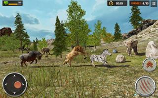 Lion Simulator: Wildlife Games постер