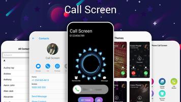 Color Caller Screen Light i Call Phone X App OS 12 poster