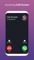 Round Corner i Call Screen OS11 Phone 8 Style ポスター