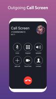 Round Corner i Call Screen OS11 Phone 8 Style اسکرین شاٹ 1