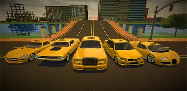 Nova york cidade Táxi dirigind