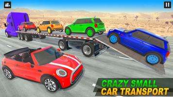 Mini Car Transport Truck Games Affiche