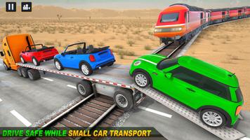 Mini Car Transport Truck Games स्क्रीनशॉट 1