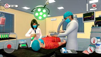 Doctor Game Hospital Sim Games الملصق