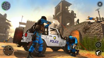 Police Dog Crime Jeep Chase تصوير الشاشة 1