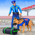 Jogo de cão policial persegue ícone