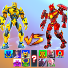 Robot Fighting games Kungfu 3D آئیکن
