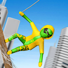 Spider Stickman Real Rope Hero icon