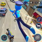 Flying Stickman Dog Crime Game آئیکن