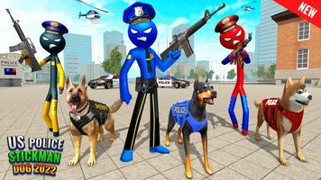Flying Stickman Dog Crime Game screenshot 3