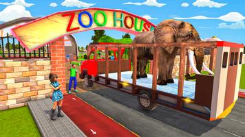 Zoo keeper Animals park Games الملصق