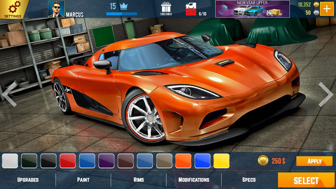 3D sekolah balap mobil  permainan mobil  balap for Android 