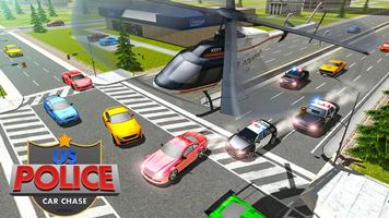 US Police Car Chase: Cop Sim Affiche
