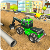 juego de tuberías de la ciudad icono