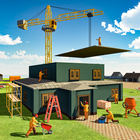 Mini Family House Construction icône