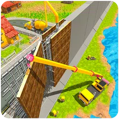 Скачать River Border Wall Construction APK