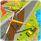 River Border Wall Construction icon