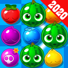 Fruit Jam Puzzle - match line icono