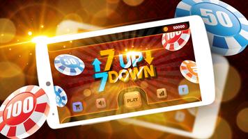 7 Up & 7 Down Poker Game ポスター