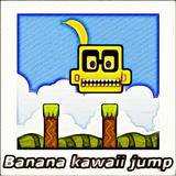 Banana kawaii jump أيقونة