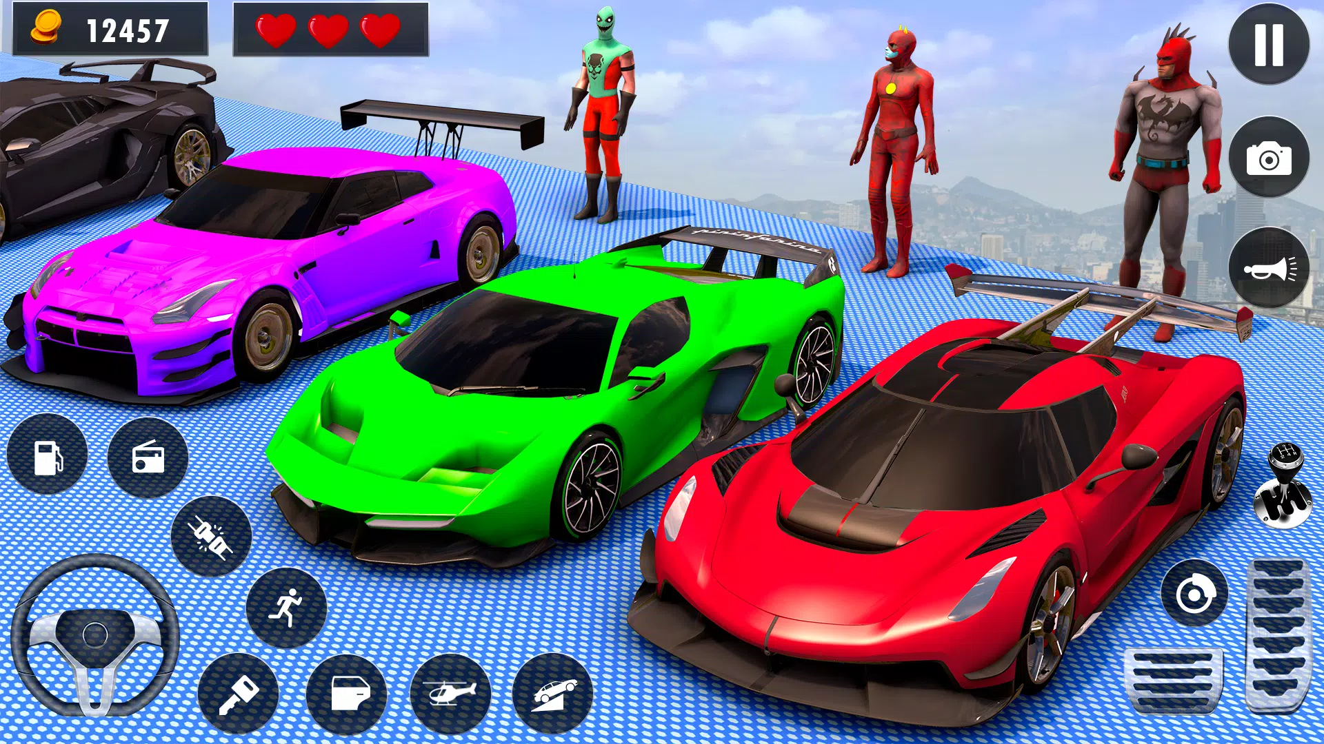 Download do APK de rampa carro corrida jogos 3d para Android