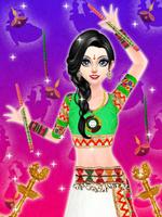 Indian Navratri Makeover and Makeup تصوير الشاشة 2